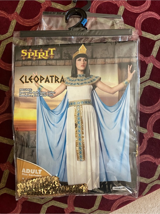 Spirit Other - Spirit Halloween - Adult -   Cleopatra Costume - White, Light Blue &